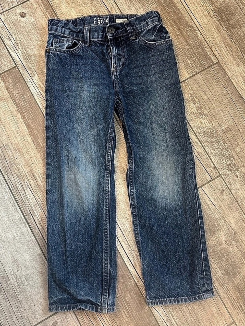 Oshkosh Straight Boys Jeans Size 7 Blue Leg